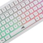 Kit Tastiera 101 Tasti e Mouse USB 7200 dpi Bianco, ORCA
