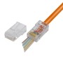Confezione 100 Plug modulari RJ45 Passanti Cat6 UTP