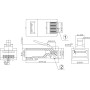 Confezione 100 Plug modulari RJ45 Passanti Cat6 UTP