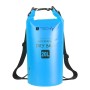 Sacca Impermeabile 20L Dry Bag con Tracolla Regolabile Azzurro