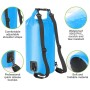 Sacca Impermeabile 20L Dry Bag con Tracolla Regolabile Azzurro