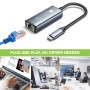 Adattatore Convertitore USB-C&trade 3.2 a RJ45 2,5 Gigabit Ethernet