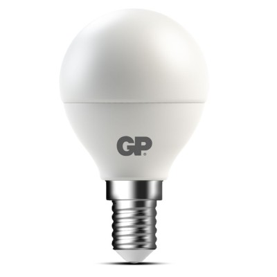 Lampadina LED Mini Globo E14 Bianco Caldo 3,5W, Classe F