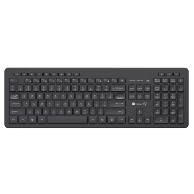 Tastiera Wireless 2,4GHz Silenziosa Layout Americano
