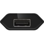 Caricatore USB 1A 5W Compatto Spina Europea Nero