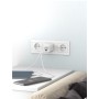 Nano Caricatore Alimentatore GaN 2xUSB-C&trade (PD) + USB-A (QC) da Muro 65W Bianco