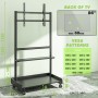 Supporto a Pavimento con Mensola per TV LCD/LED/Plasma 50-86''