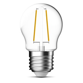 Lampadina LED E27 Bianco Caldo 2W Filamento Classe A++