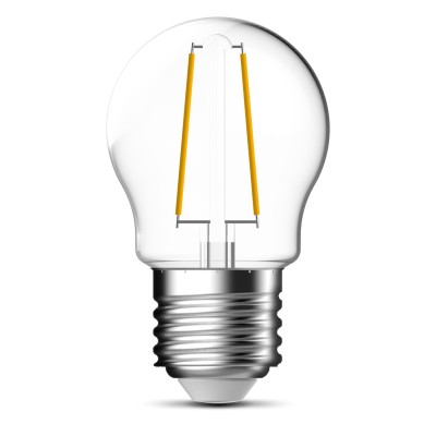 Lampadina LED E27 Bianco Caldo 2W Filamento Classe A++