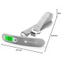 Pesa Valigie Digitale Capacit&agrave 50 kg Silver
