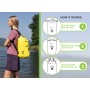 Sacca Impermeabile 20L Dry Bag con Tracolla Regolabile Giallo