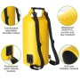 Sacca Impermeabile 20L Dry Bag con Tracolla Regolabile Giallo