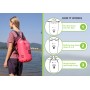 Sacca Impermeabile 20L Dry Bag con Tracolla Regolabile Fucsia