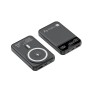 Power Bank Wireless Magnetico 3 in 1 con LED 10.000 mAh 22,5W Nero