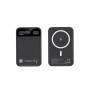 Power Bank Wireless Magnetico 3 in 1 con LED 10.000 mAh 22,5W Nero