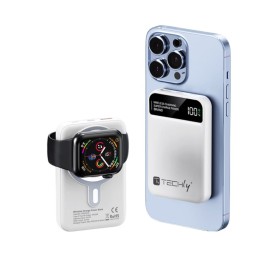 Power Bank Wireless Magnetico 3 in 1 con LED 10.000 mAh 22,5W Bianco
