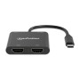 Adattatore USB-C&trade PD a Doppio Monitor HDMI per Laptop e Tablet