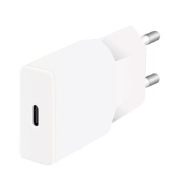 Caricatore Alimentatore GaN USB-C&trade (PD) da Muro 20W Bianco