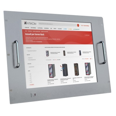 Monitor LCD 17'' per Rack 19'' 8 Unit&agrave Grigio