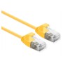 ROLINE CAVO UTP DATA CENTER PATCHCORD CAT.6A, CLASS EA, LSOH, SLIM, GIALLO, 1M