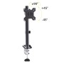 Supporto da Scrivania con Morsetto per Monitor 13-32'' Braccio Corto Inclinabile