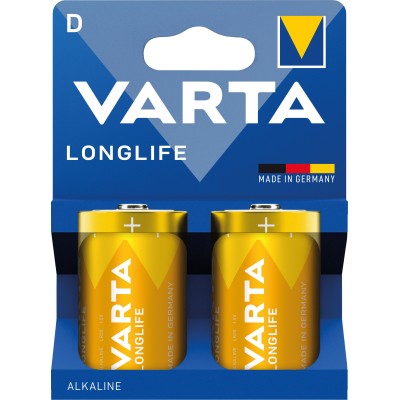 Blister 2 Batterie 1.5V Longlife Alcalina D Torcia