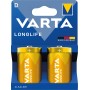 Blister 2 Batterie 1.5V Longlife Alcalina D Torcia