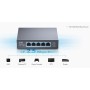 Switch con 5 Porte 2.5G Ethernet Custodia in Metallo, HS105