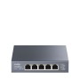 Switch con 5 Porte 2.5G Ethernet Custodia in Metallo, HS105