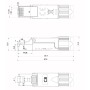 Plug RJ45 Cat.8 Schermato STP Tooless