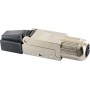 Plug RJ45 Cat.8 Schermato STP Tooless