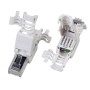 Plug Cat.6A RJ45 UTP Toolless con Copriconnettore