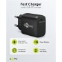 Caricatore Alimentatore GaN USB-C&trade PD da Muro 25W Nero