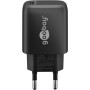 Caricatore Alimentatore GaN USB-C&trade PD da Muro 25W Nero