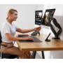 Supporto da Scrivania Doppio Monitor 17-32'' con Molla a Gas Nero