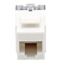 Frutto Keystone RJ45 Cat.6 UTP 180&deg Toolless Bianco