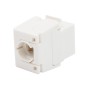 Frutto Keystone RJ45 Cat.6 UTP 180&deg Toolless Bianco