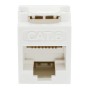Frutto Keystone RJ45 Cat.6 UTP 180&deg Toolless Bianco