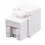 Frutto Keystone RJ45 Cat.6 UTP 180&deg Toolless con Otturatore