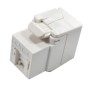 Frutto Keystone RJ45 Cat.6 UTP 180&deg Toolless con Otturatore