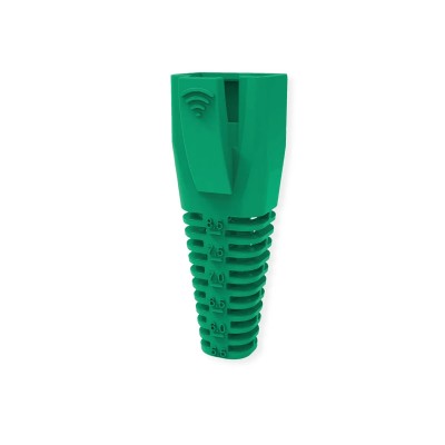 ROLINE CAPPUCCIO DI PROTEZIONE PER RJ45, TAGLIABILE, 10 PEZZI, VERDE