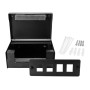 Box di Distribuzione 4 Porte Nero