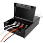 Box di Distribuzione 4 Porte Nero