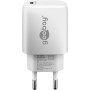 Caricatore Alimentatore GaN USB-C&trade PD da Muro 25W Bianco