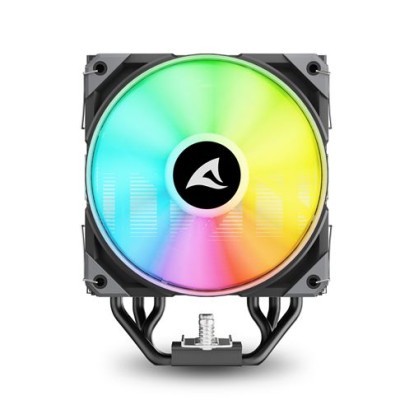 SHARKOON DISSIPATORE AD ARIA 1X 120MM ARGB PWM FAN, 5X COPPER PIPES, DIRECT TOUCH, TDP 230W, EFFETTO