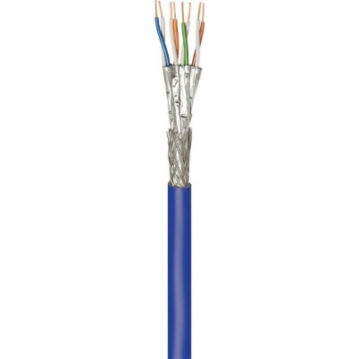Matassa S/FTP Cavo Cat.7A+ Rame 500m Rigido PIMF Blu