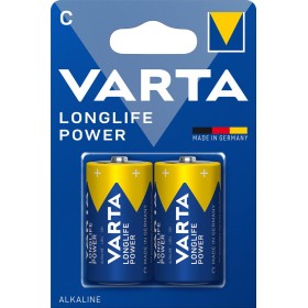 Blister 2 Batterie 1.5V Longlife Power Alcalina C Mezza Torcia