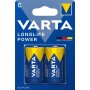 Blister 2 Batterie 1.5V Longlife Power Alcalina C Mezza Torcia