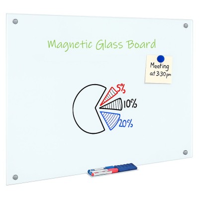 Lavagna Magnetica in Vetro Bianco 88x120 cm