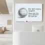 Lavagna Magnetica in Vetro Bianco 88x120 cm